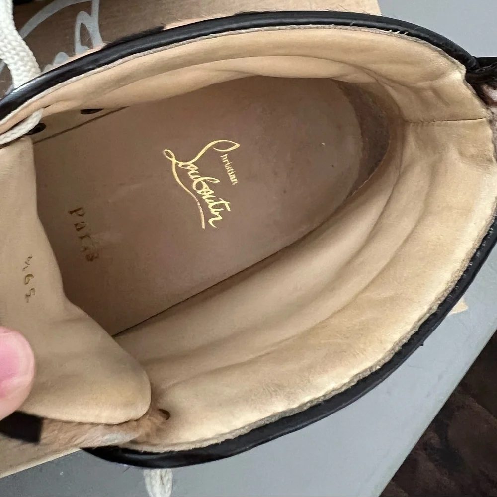 Christian Louboutin Rantus Orlato High Top Flat Shoes 🐯 - Picture 3 of 10